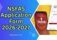 NSFAS Application Form 2026-2027