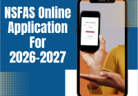 NSFAS Online Application For 2026-2027