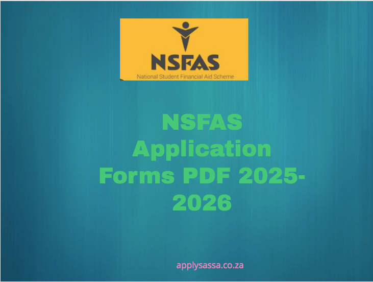 NSFAS Application Forms PDF 20252026 SASSA Grant 2025