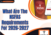 What Are The NSFAS Requirements For 2026-2027